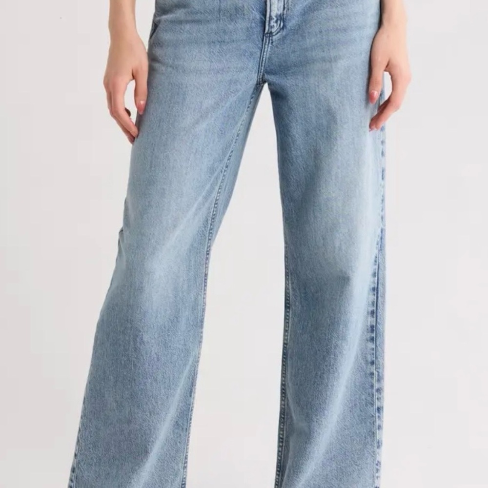NWT Rag & Bone Cloud Lori Wide Leg Jeans - Picture 4 of 15